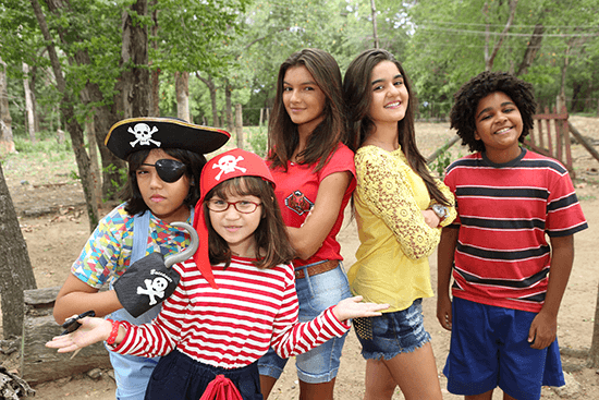 Elenco de "Gaby Estrella" (Foto: Divulgação)