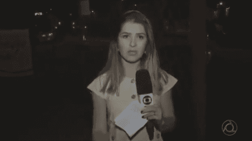 Larissa Fernandes, repórter da afiliada da Globo na Paraíba (Foto: Reprodução/TV Paraíba)