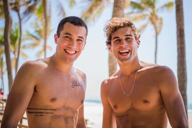 Giovane (Ricardo Vianna) e Gabriel (Felipe Roque) (Foto: Globo/Caiuá Franco)