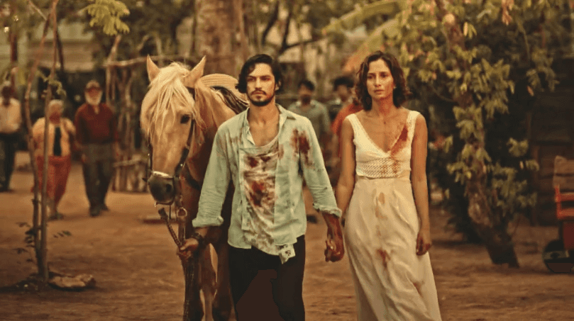 Miguel (Gabriel Leone) e Tereza (Camila Pitanga) em cena de "Velho Chico" (Foto: Reprodução/Globo)