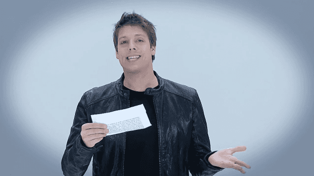 Fábio Porchat em chamada comercial da Record (Foto: Reprodução/Record)