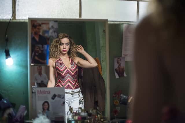 Kellen (Leandra Leal) em cena da minissérie "Justiça" (Foto: Globo/Estevam Avellar)
