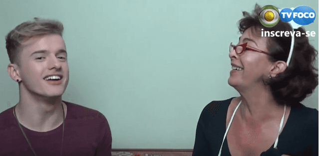 Aaron e Ofrásia em mais um Fuxicando (Foto reproducão)