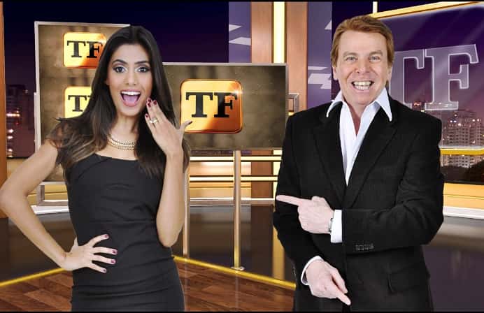 Flávia Noronha e Nelson Rubens comandam o "TV Fama" na RedeTV!. (Foto: Divulgação)