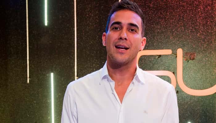 André Marques está de namorada nova (Foto: Globo/João Miguel Júnior)