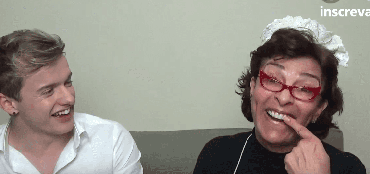 Aaron e Ofrásia em mais um Fuxicando (Foto reprodução)