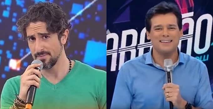 Marcos Mion e Celso Portiolli, concorrentes nas noites de sábado (Foto: Reprodução/Record/SBT/Montagem)