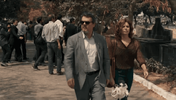 Heitor (Cássio Gabus Mendes) e Elisa (Débora Bloch) em cena de "Justiça" (Foto: Reprodução/Globo)