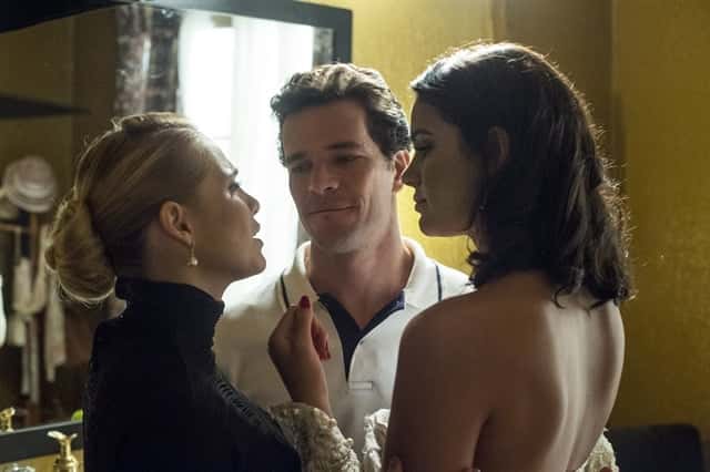 Júlia (Letícia Colin), Otaviano (Daniel Oliveira) e Beatriz (Bruna Marquezine) (Foto: Globo/Estevam Avellar)