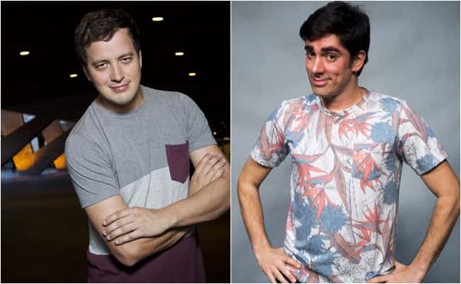 Cortez e Adnet. (Foto: Montagem/Divulgação)