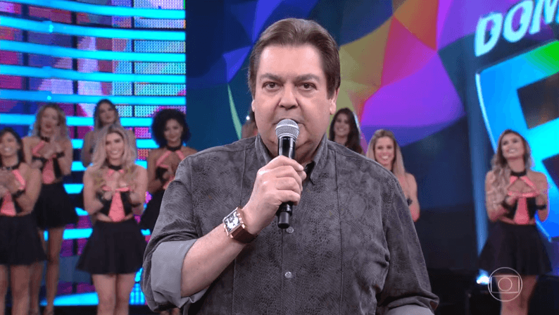 Fausto Silva no "Domingão" (Foto: Reprodução/Globo)