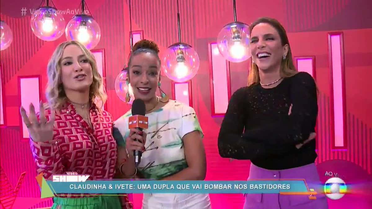 Claudia Leitte e Ivete Sangalo juntas no "The Voice Brasil" (Foto reprodução: Globo)