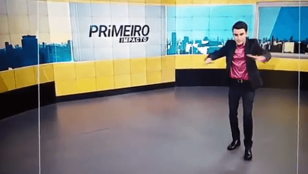 Dudu Camargo no "Primeiro Impacto" (Foto: Reprodução/SBT)