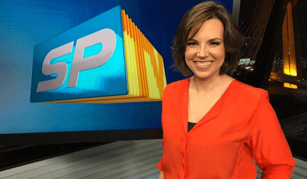 Gloria Vanique no comando do "SPTV" (Foto: Reprodução/Instagram)