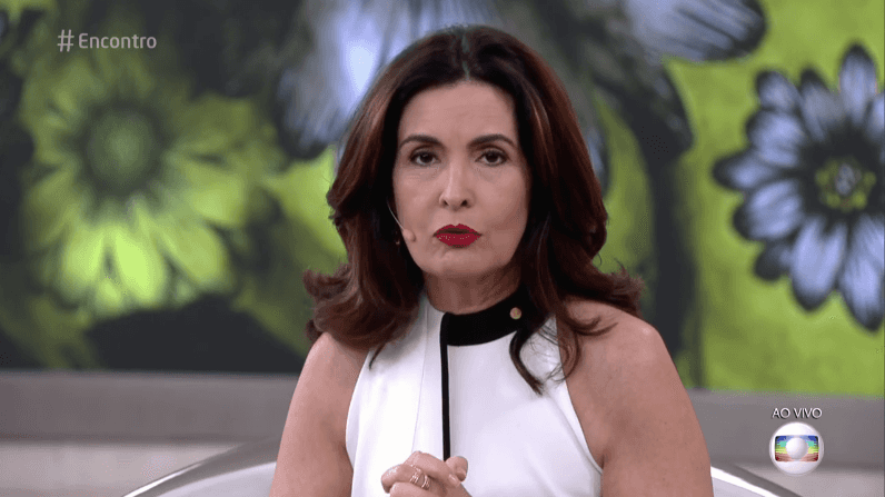 Fátima Bernardes no "Encontro" (Foto: Reprodução/Globo)