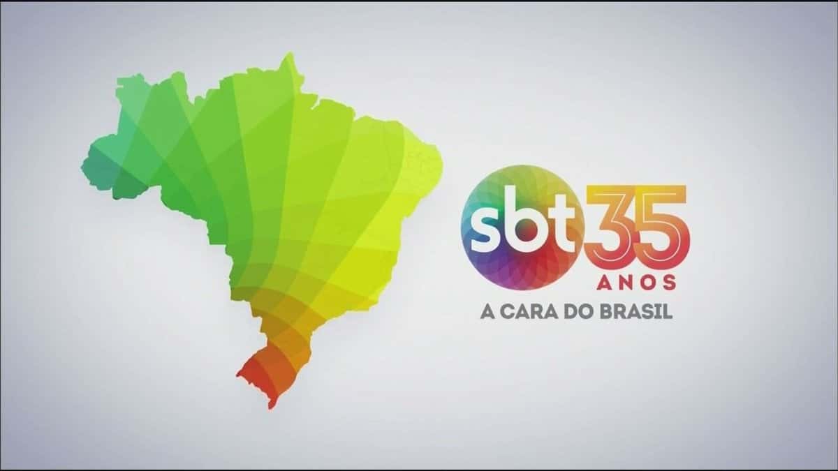 Nova vinheta institucional do SBT, sem Roraima (Foto: Reprodução/SBT)
