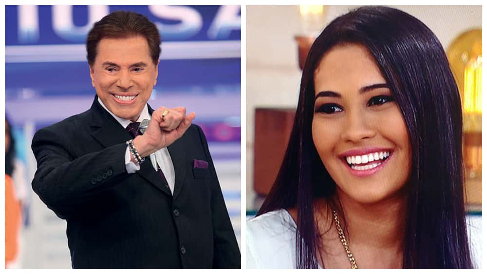 Silvio Santos e Thaynara OG (Foto montagem: TV FOCO)