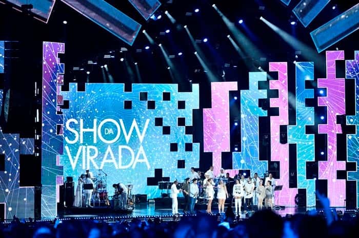 Gravação do 'Show da Virada' 2016 em Goiânia (Foto: Ramón Vasconcelos/Globo)