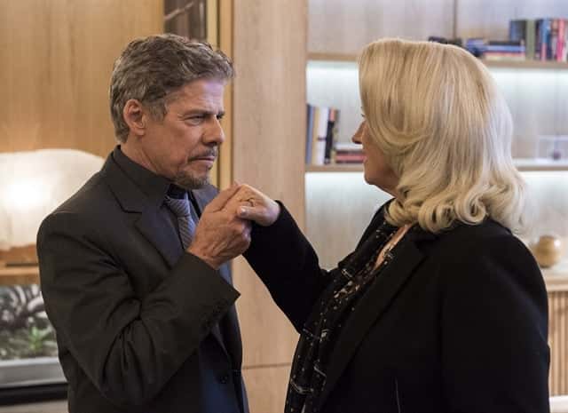 Tião (José Mayer) e Mag (Vera Holtz) em cena de "A Lei do Amor" (Foto: Globo/Estevam Avellar)