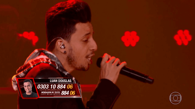 Rafah no "The Voice Brasil" (Foto: Reprodução/Globo)