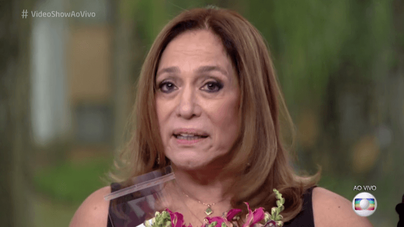 Susana Vieira em sua despedida do "Vídeo Show" (Foto: Reprodução/Globo)
