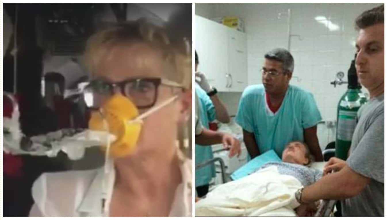 Apresentadores passaram por momentos de tensão (Foto montagem: TV FOCO)