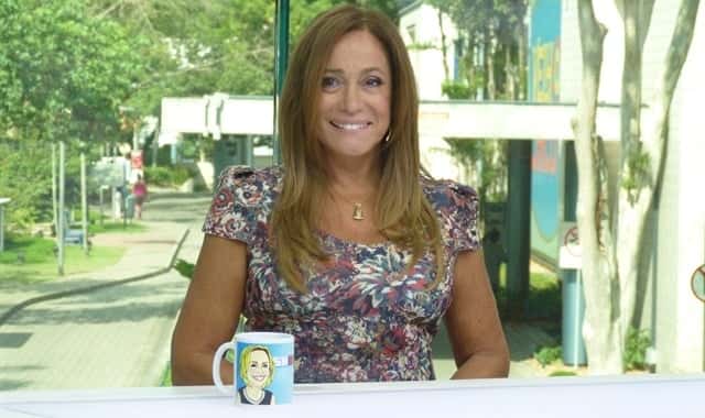 Susana Vieira na estreia no "Vídeo Show" (Foto: Globo/Divulgação)