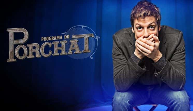 Porchat posa em divulgação de seu programa. (Foto: Divulgação)