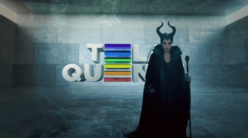 Malévola em "Tela Quente" (Foto: Reprodução/Globo)