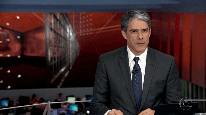William Bonner no "Jornal Nacional" (Foto: Reprodução/Globo)