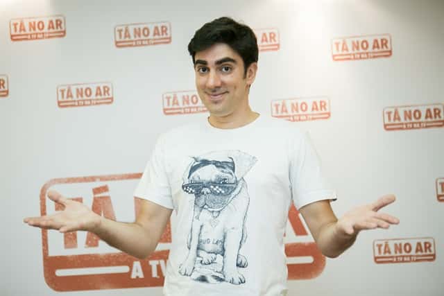 Marcelo Adnet na apresentação da quarta temporada do 'Tá no Ar' (Foto: Globo/Raquel Cunha)(Foto: Globo/Raquel Cunha)