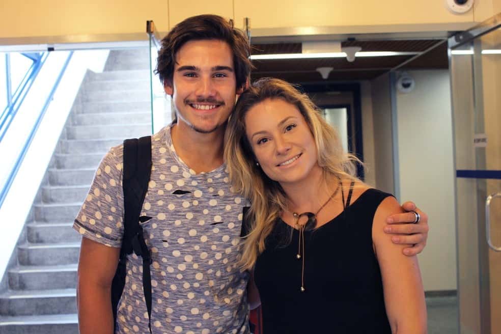Mãe e filho. (Foto: Thaís Meinicke/Gshow)