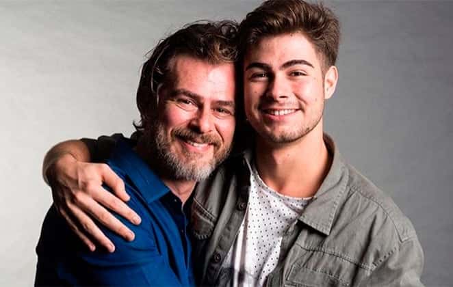 João Vitti e seu filho, Rafael Vitti, atualmente (Foto: Divulgação)
