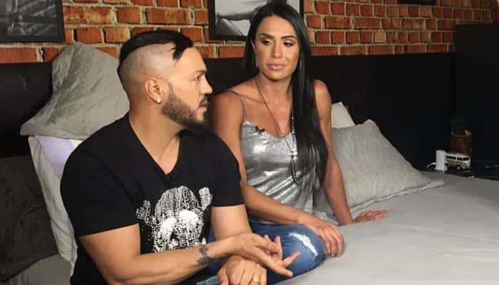 Belo e Gracyanne Barbosa (Foto: Divulgação/SBT)