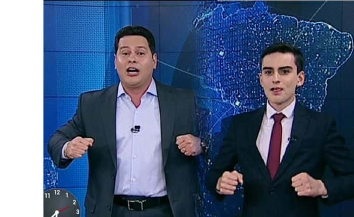 Marcão do Povo em sua estreia no "Primeiro Impacto", no SBT (Foto: Reprodução/SBT)
