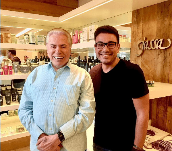 Silvio Santos e Robson Jassa (Foto: Reprodução/Instagram)