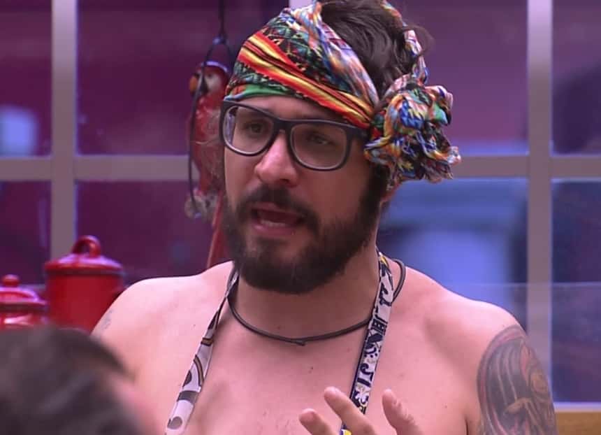 Como líder, Ilmar já eliminou dois. (Foto: Reprodução/Globo/BBB)