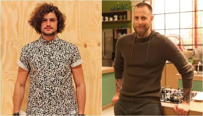 Ex-"MasterChef" Mohamad Hindi e jurado do "The Taste" André Mifano. (Foto: Montagem/Divulgação)