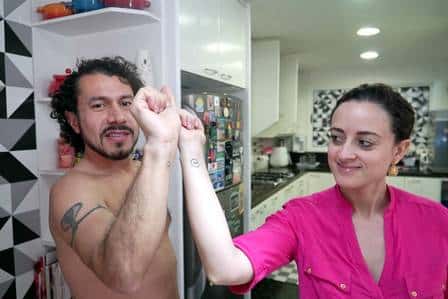 Rômulo e a mulher Ana. (Foto: Divulgação)