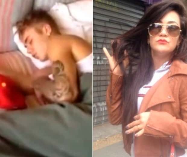 Tati ficou conhecida por ter dormido com o cantor (Foto: Reprodução)
