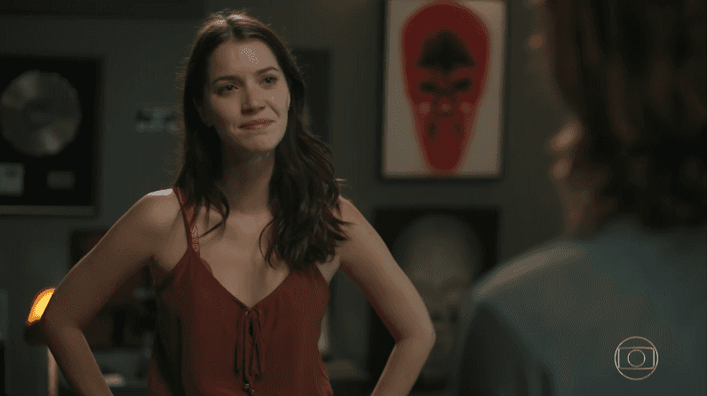 Nathalia Dill (Júlia) em cena de "Rock Story" (Foto: Reprodução/Globo)