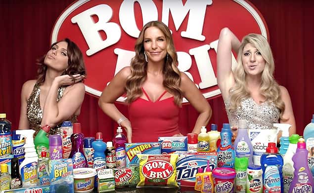 Dani Calabresa, Ivete Sangalo e Monica Iozzi em propaganda da Bombril (Foto: Reprodução)
