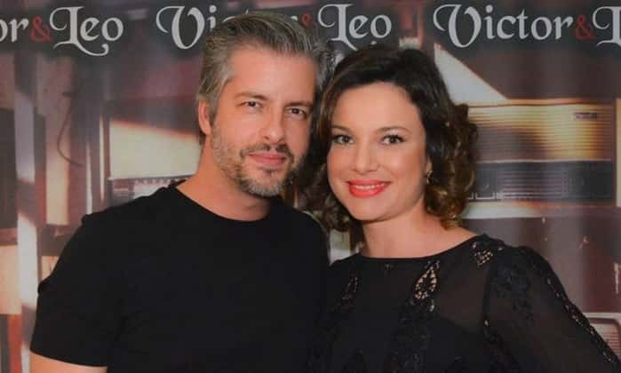 Victor Chaves e sua mulher (Foto: Divulgação)