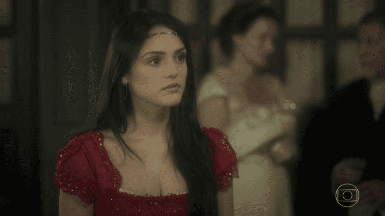 Isabelle Drummond em "Novo Mundo" (Foto: Reprodução/Globo)