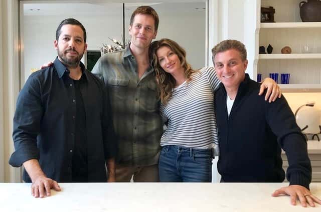 David, Gisele Bündchen, Tom Brady e Luciano Huck (Foto: Divulgação)