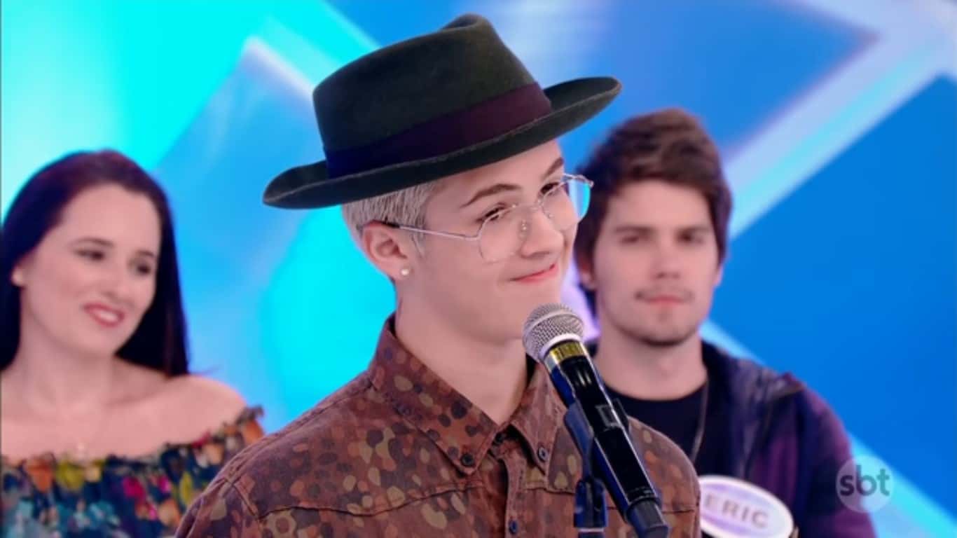 João Guilherme (Foto: SBT/Reprodução/Programa Silvio Santos)