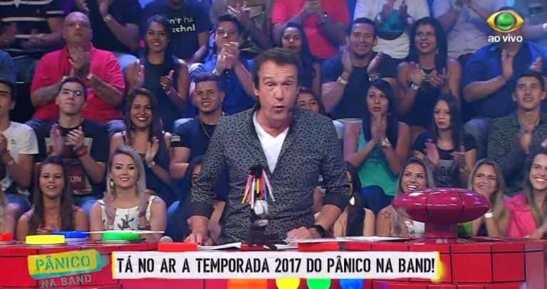 Emílio Surita no "Pânico" (Foto: Reprodução/Band)