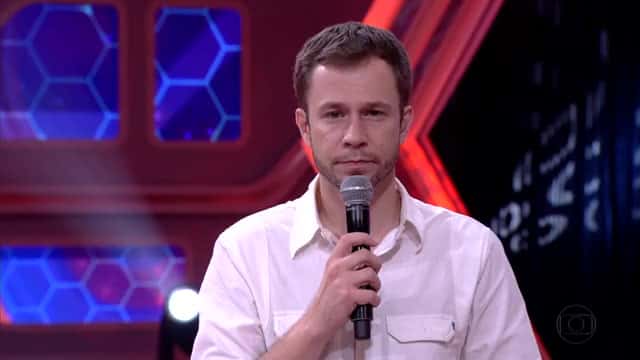O apresentador Tiago Leifert no "BBB17" (Foto: Reprodução/Globo)