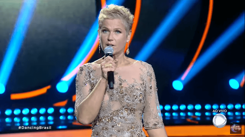Xuxa Meneghel comando do "Dancing Brasil" (Foto: Reprodução/Record)