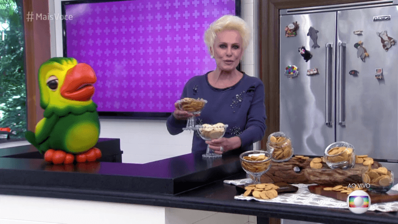 Ana Maria Braga durante o "Mais Você" (Foto: Reprodução/Globo)